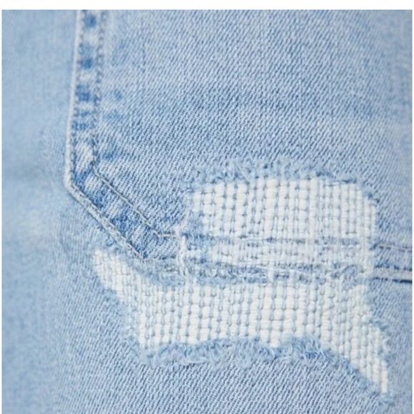 MOTHER The Patch Rambler Ankle Chew Relaxed Fit Wide Leg Jeans - Picture 4 of 16